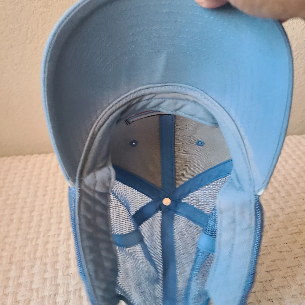 Patagonia Light Blue Mesh Baseball Cap One Size Fits Most - Picture 6 of 7